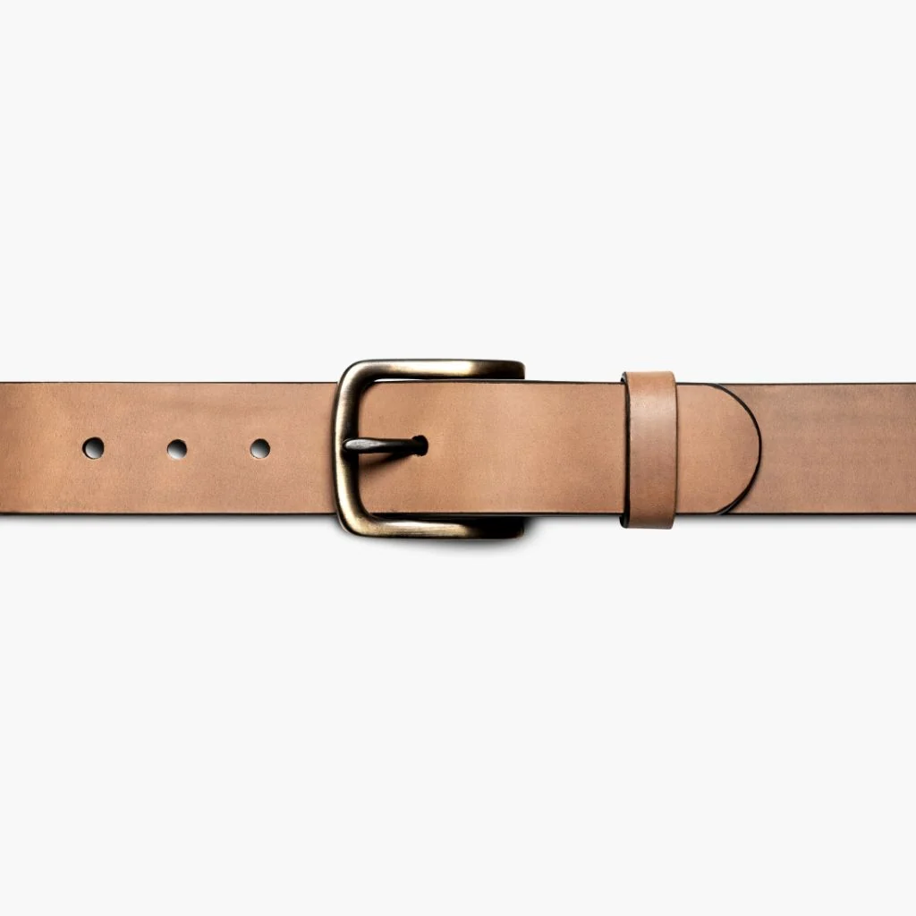 Men's Heritage Leather Belt | Natural 2 Men's Heritage Leather Belt | Natural