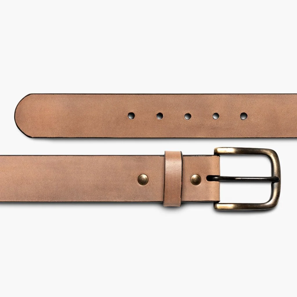 Men's Heritage Leather Belt | Natural 3 Men's Heritage Leather Belt | Natural