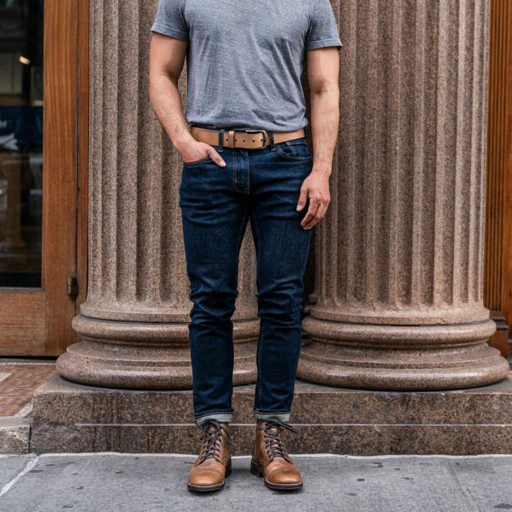 Men's Heritage Leather Belt | Natural 6 Men's Heritage Leather Belt | Natural