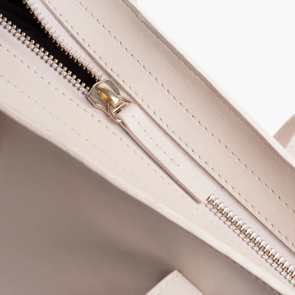 Everyday Tote | Beige (S) (Zipper) 5 Everyday Tote | Beige (S) (Zipper)
