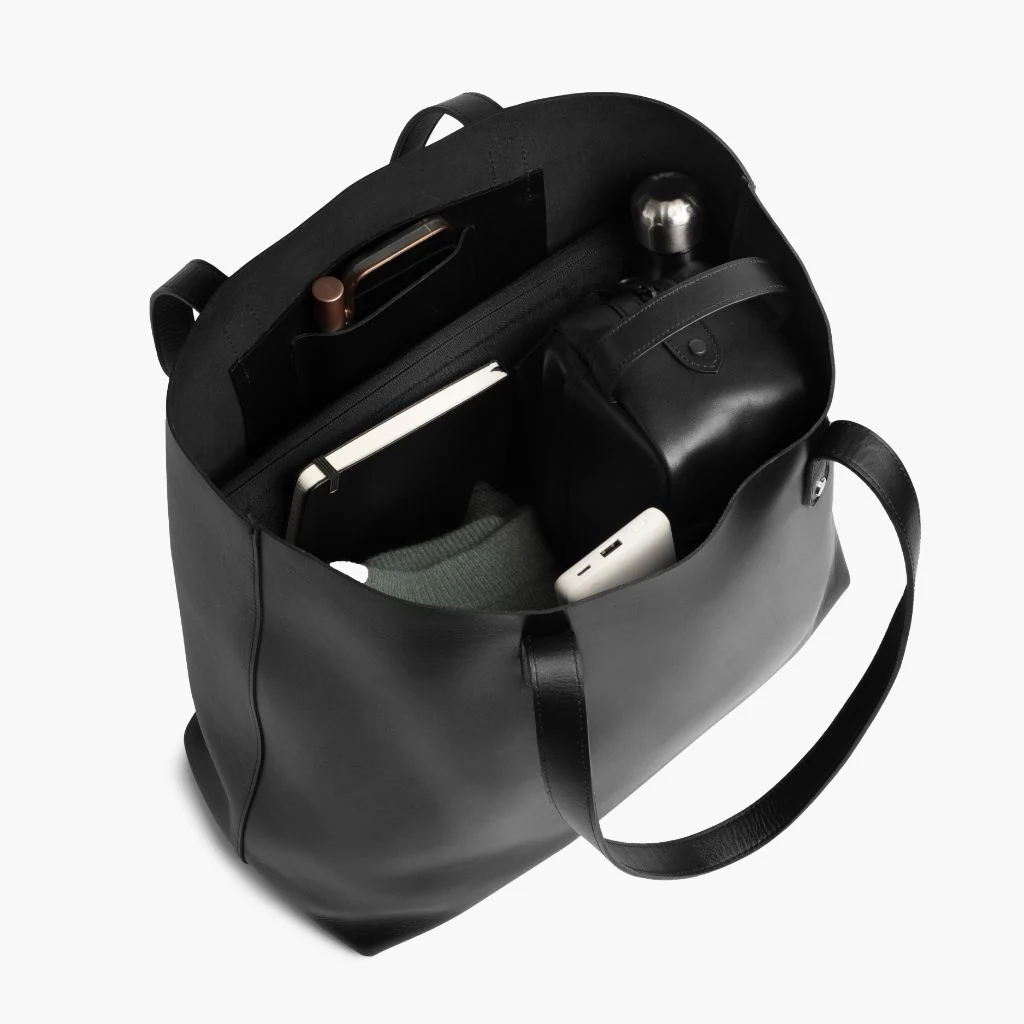 Everyday Tote | Black (XL) (Silver) 3 Everyday Tote | Black (XL) (Silver)
