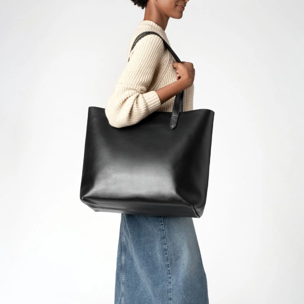 Everyday Tote | Black (XL) (Silver) 7 Everyday Tote | Black (XL) (Silver)