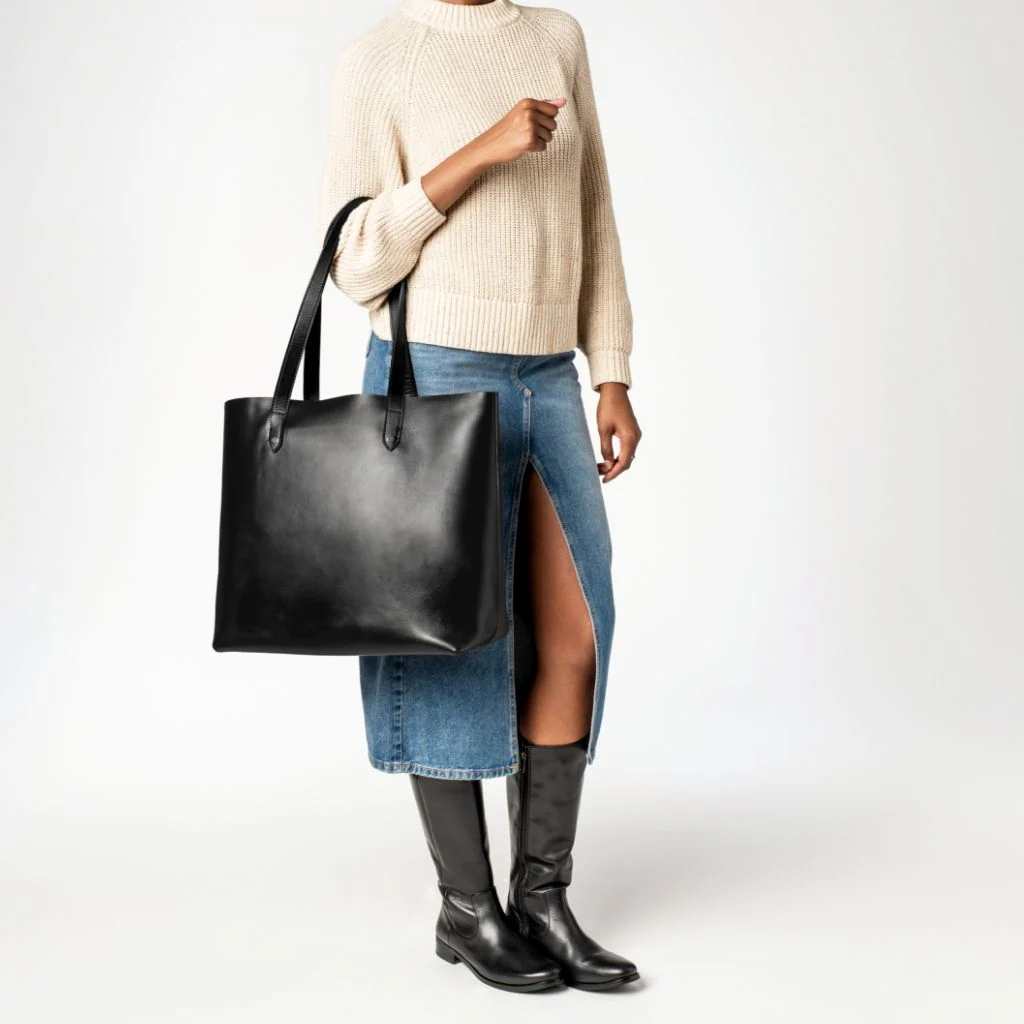 Everyday Tote | Black (XL) (Silver) 8 Everyday Tote | Black (XL) (Silver)