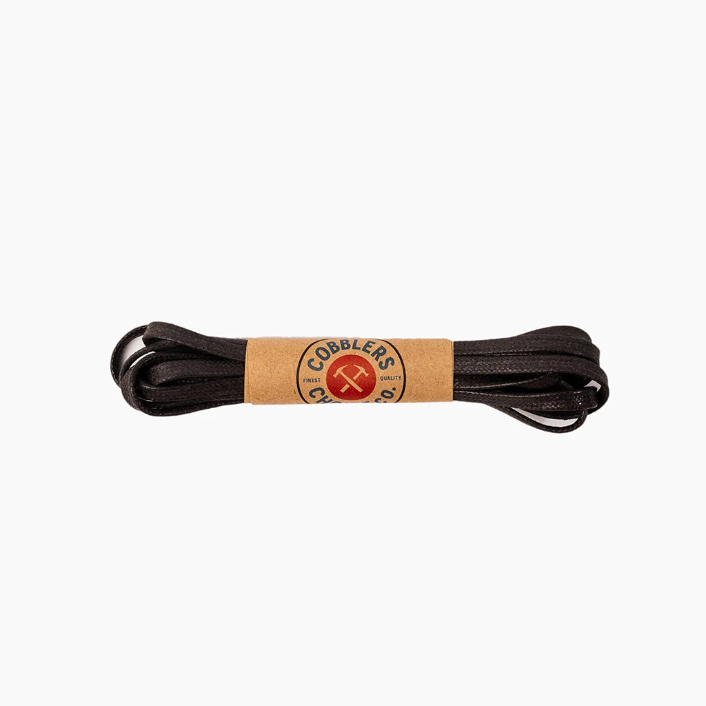 Flat Waxed Cotton Laces | Brown 1 Flat Waxed Cotton Laces | Brown