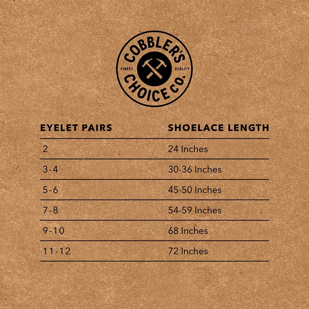 Flat Waxed Cotton Laces | Light Brown 3 Flat Waxed Cotton Laces | Light Brown