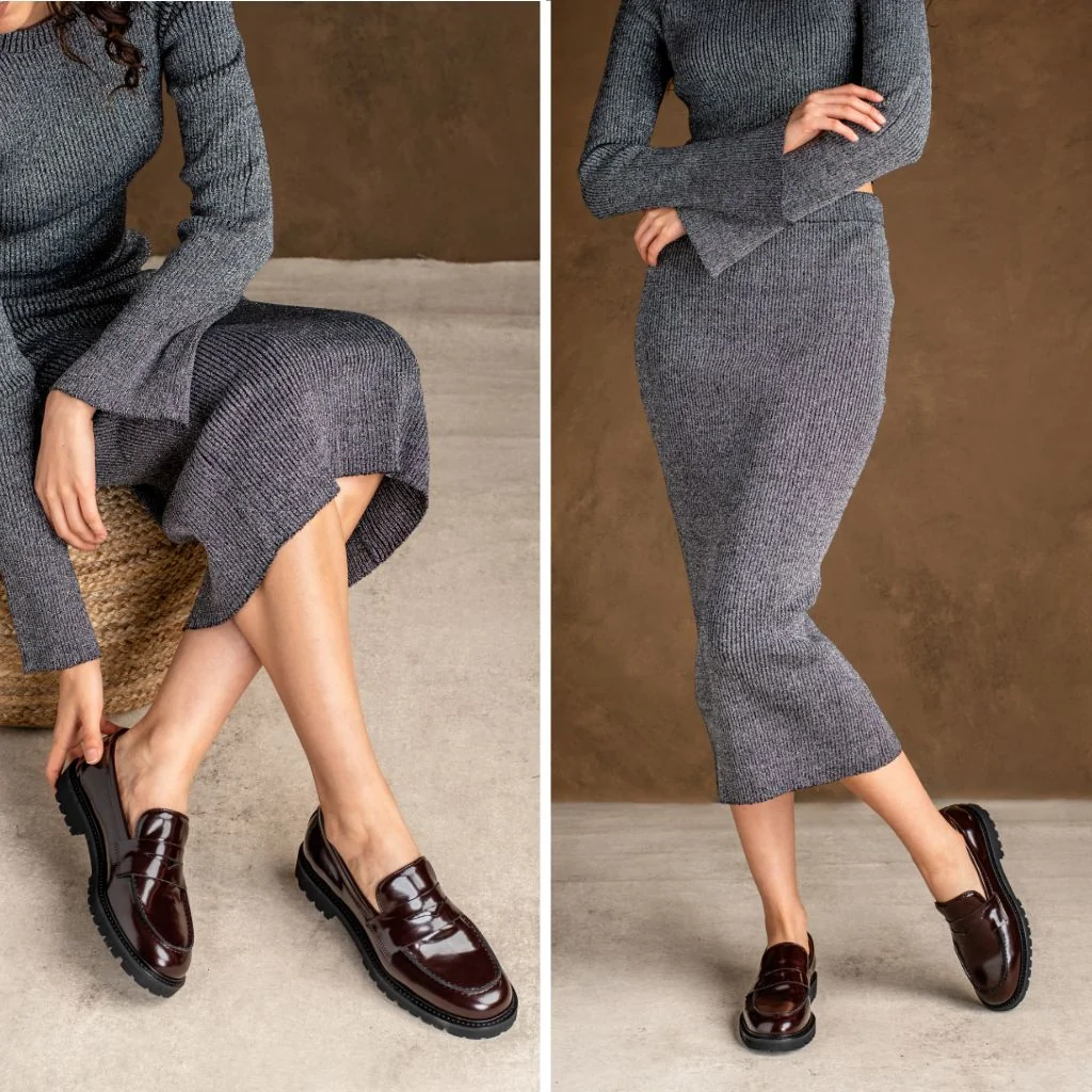 Penny | Burgundy 7 Penny | Burgundy