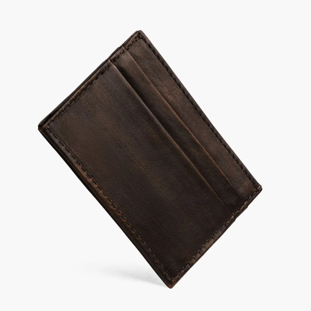 Leather Card Holder | Black Coffee 3 Leather Card Holder | Black Coffee