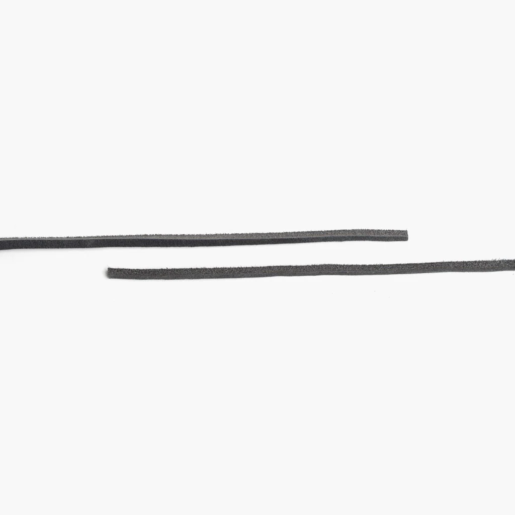 Leather Laces | Dark Grey 2 Leather Laces | Dark Grey