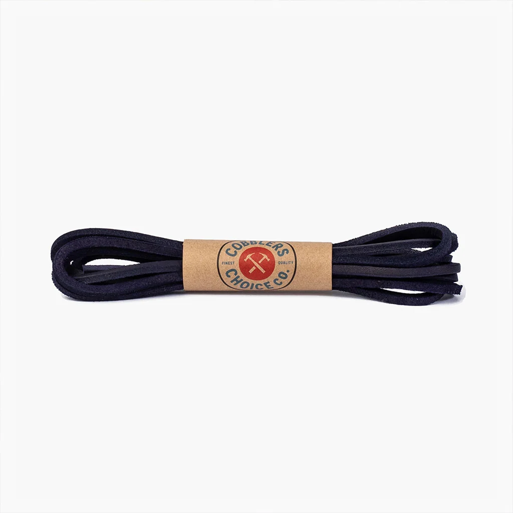 Leather Laces | Indigo 1 Leather Laces | Indigo