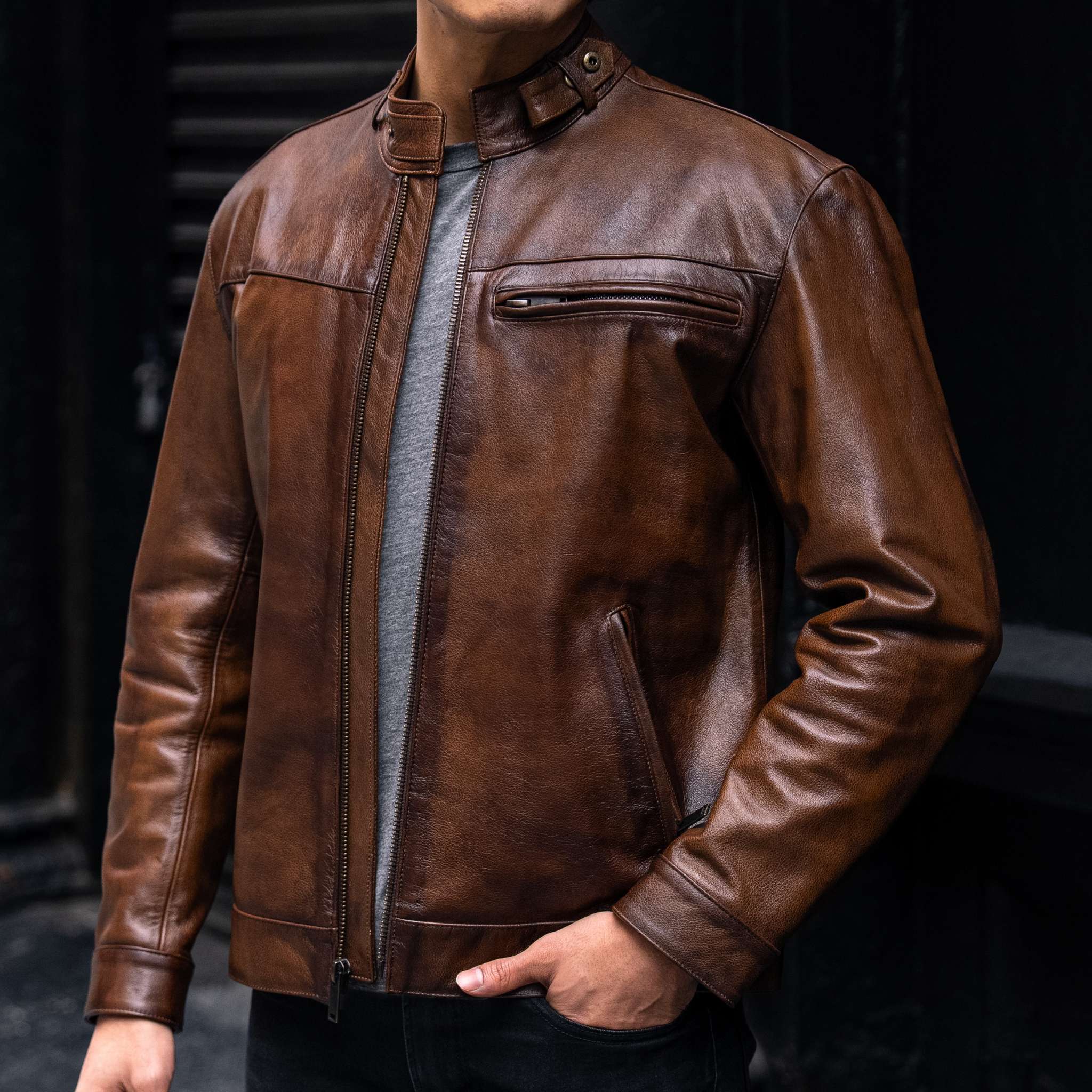 Roadster Jacket | Bourbon 1 Roadster Jacket | Bourbon