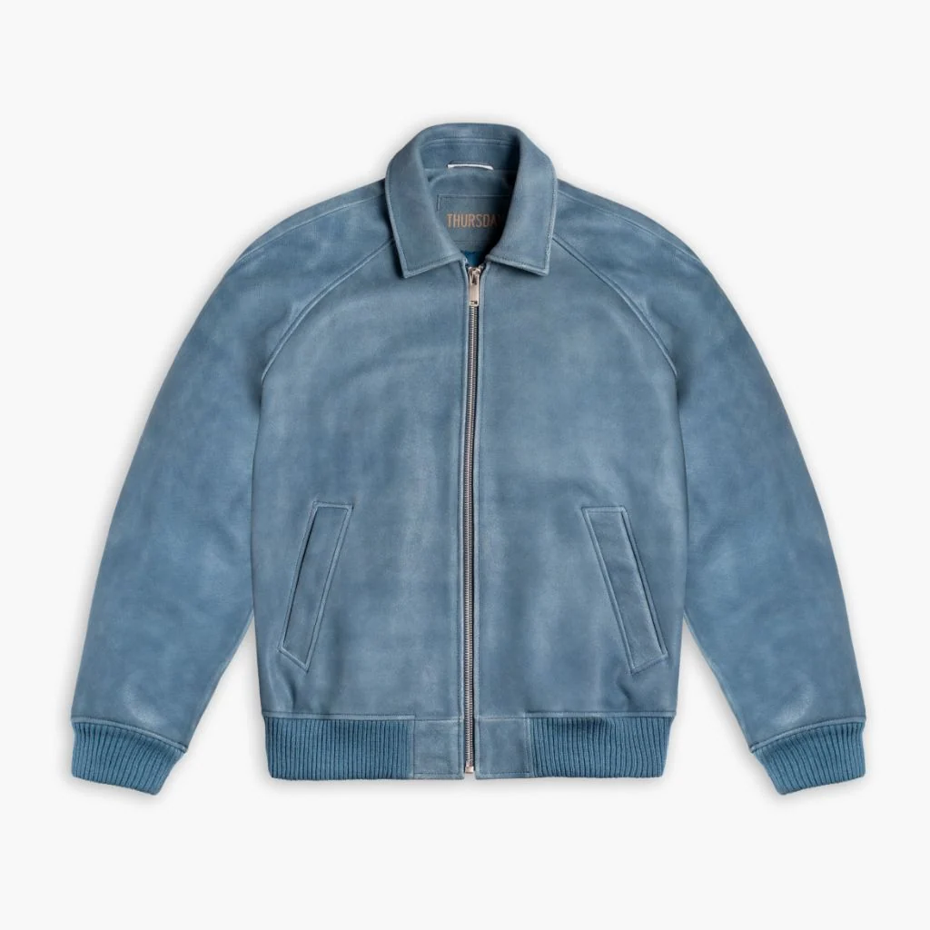 Major League Jacket | Blue Textured 4 Major League Jacket | Blue Textured
