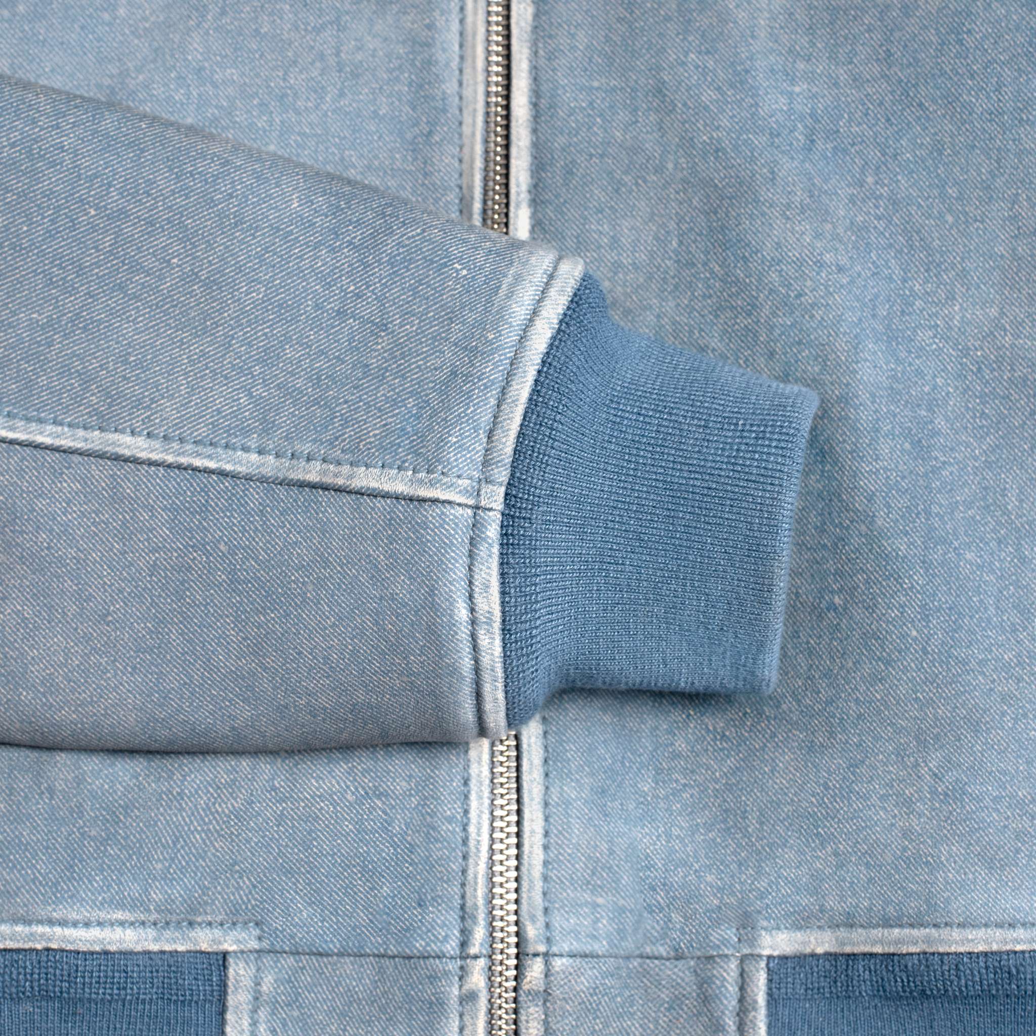 Major League Jacket | Blue Textured 7 Major League Jacket | Blue Textured