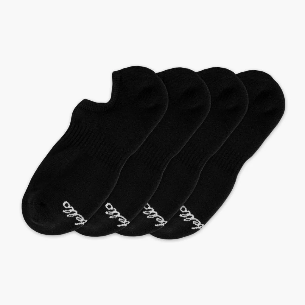 Men's Classic No Show Sock | Black 4-Pack 1 Men's Classic No Show Sock | Black 4-Pack