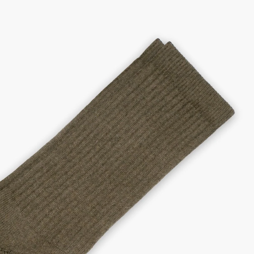 Men's Cotton Crew Sock | Olive 2 Men's Cotton Crew Sock | Olive