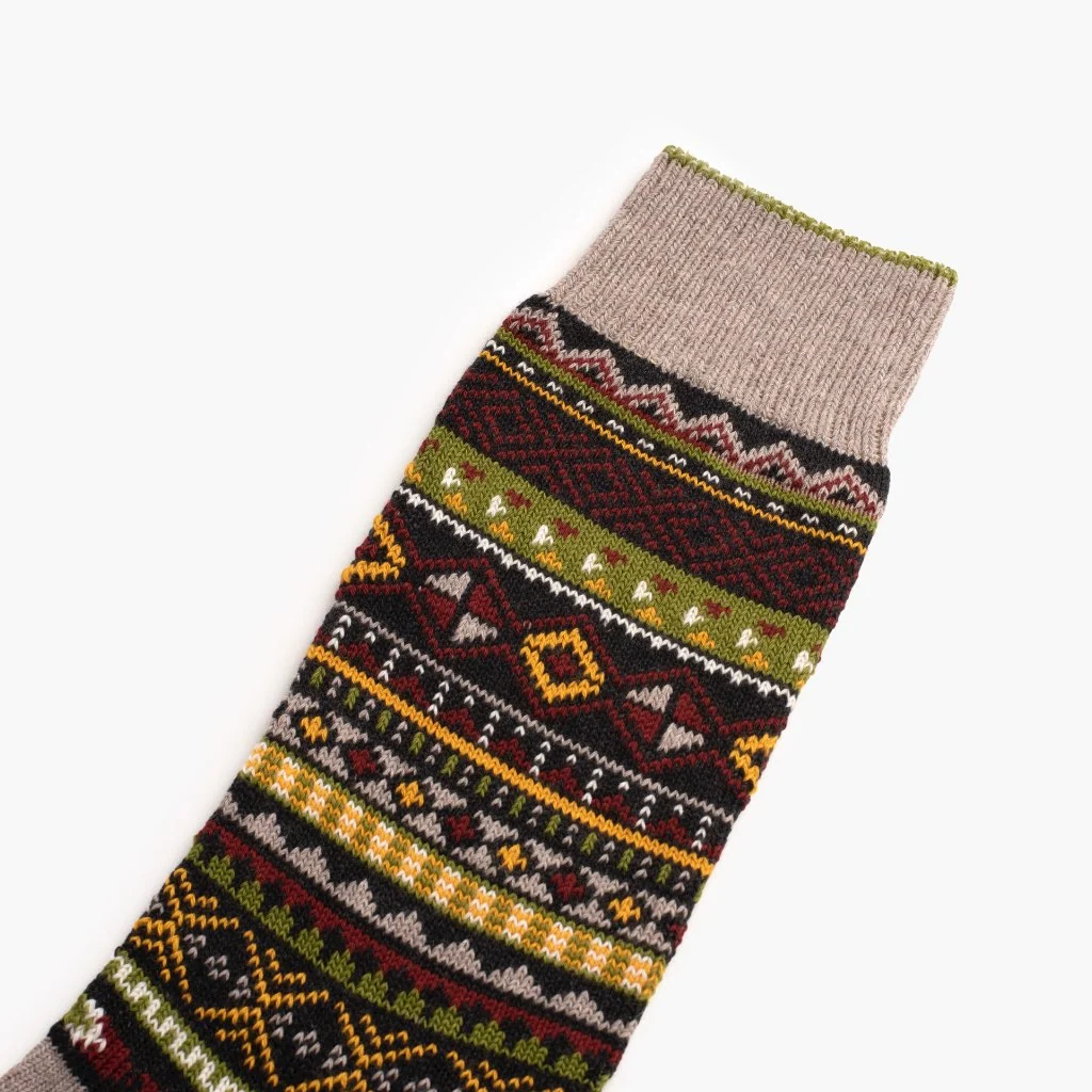 Men's Geo Sock | Tortoise 2 Men's Geo Sock | Tortoise
