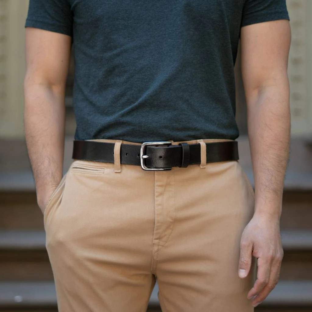 Men's Heritage Leather Belt | Cacao 4 Men's Heritage Leather Belt | Cacao