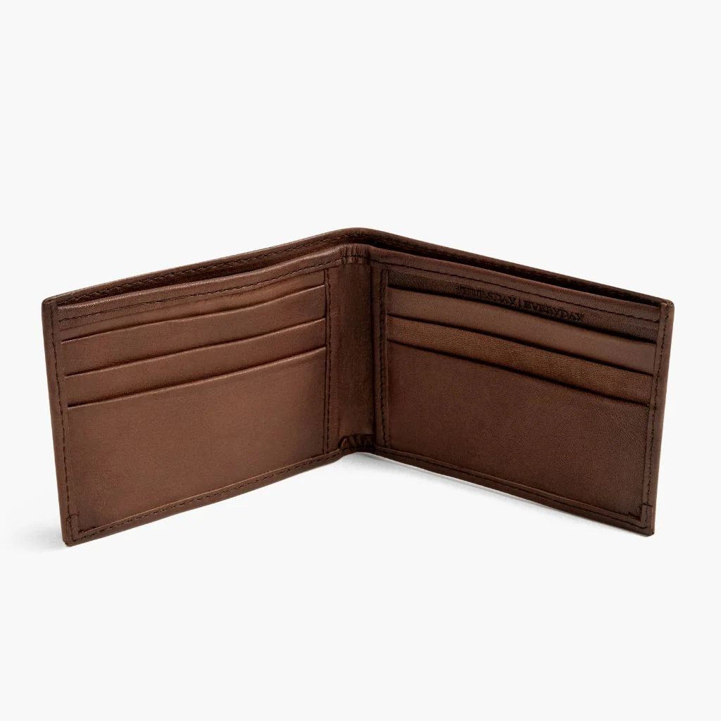 Bifold Wallet | Brandy 3 Bifold Wallet | Brandy