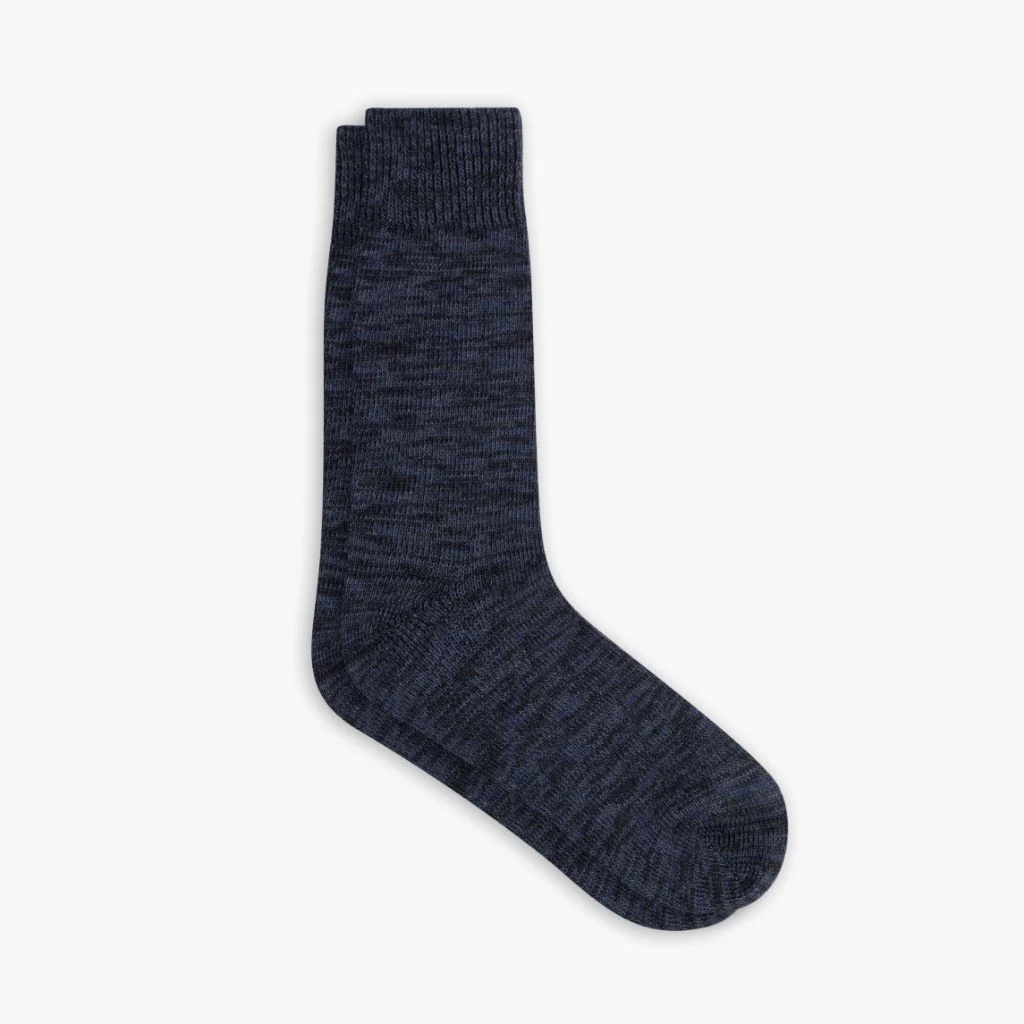 Men's Marled Sock | Midnight Blue 1 Men's Marled Sock | Midnight Blue