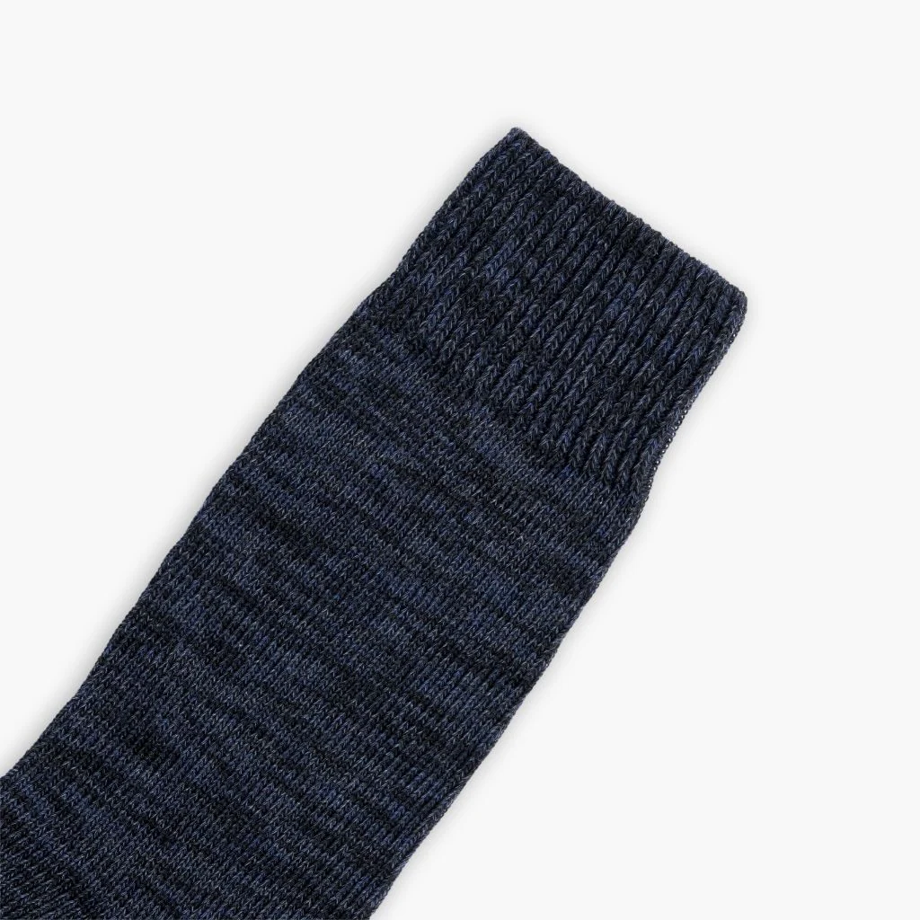 Men's Marled Sock | Midnight Blue 2 Men's Marled Sock | Midnight Blue