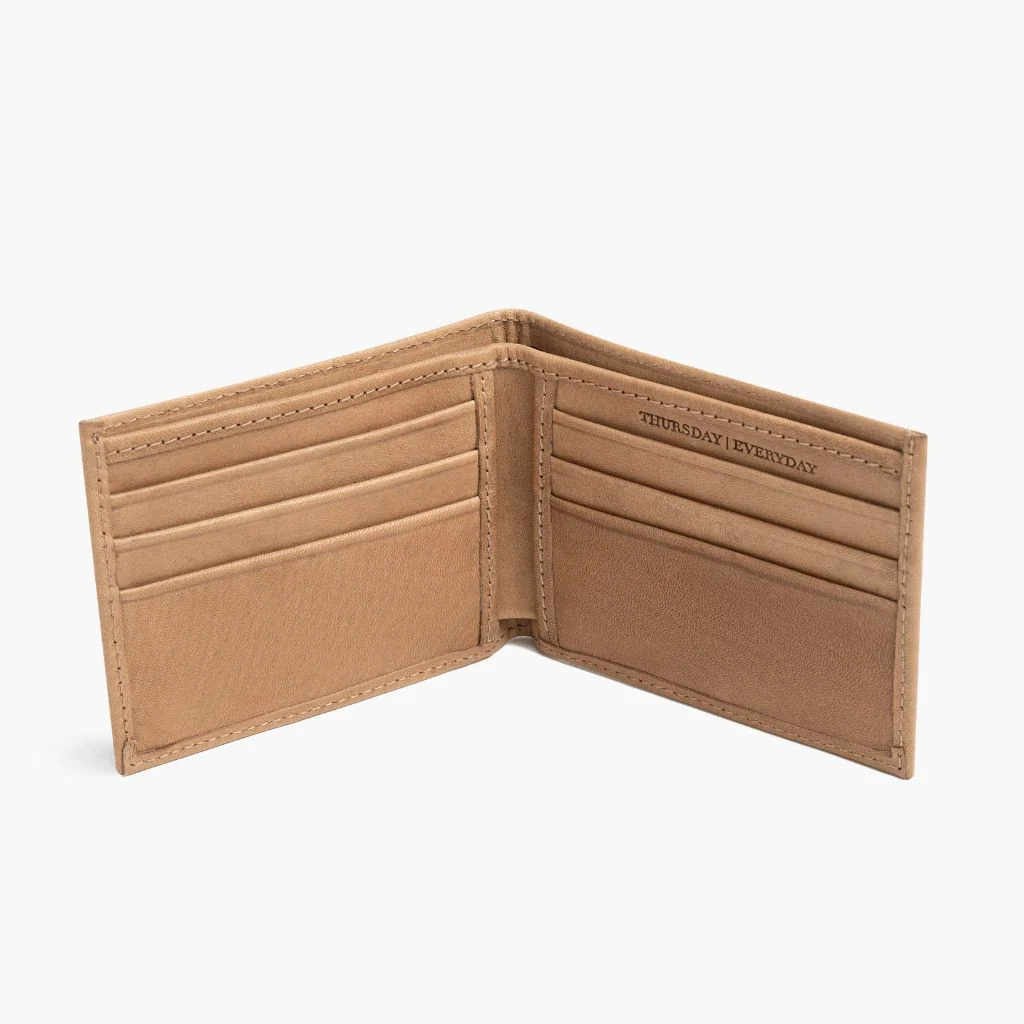 Bifold Wallet | Natural Vachetta 3 Bifold Wallet | Natural Vachetta