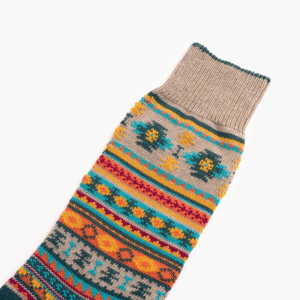 Men's Southern Sun Sock | Oatmeal 2 Men's Southern Sun Sock | Oatmeal